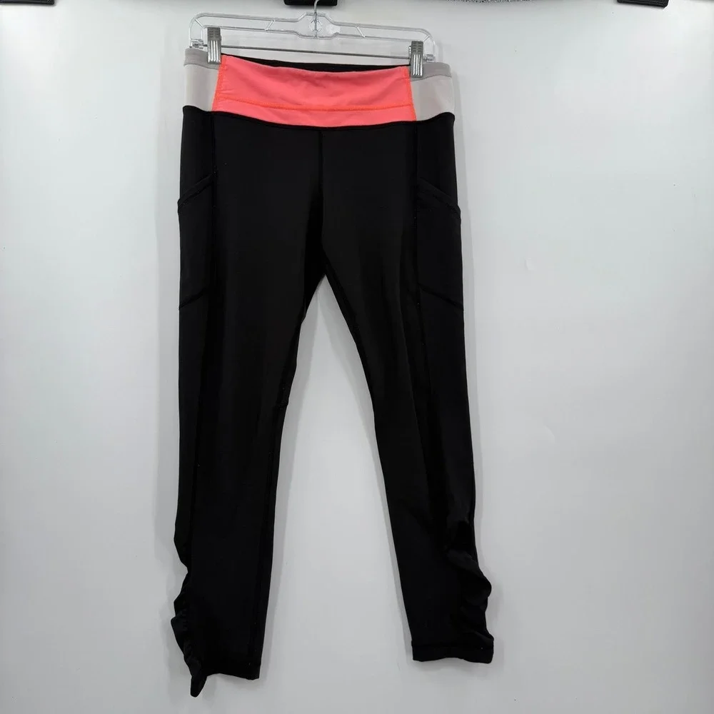 lululemon athletica coral tight leggings
